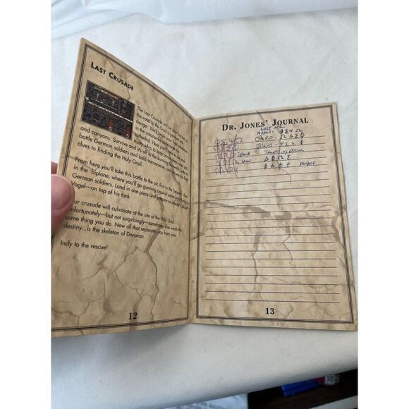 Indiana Jones Greatest Adventures SNES Instruction Booklet Manual ONLY NO Game! - Picture 5 of 5